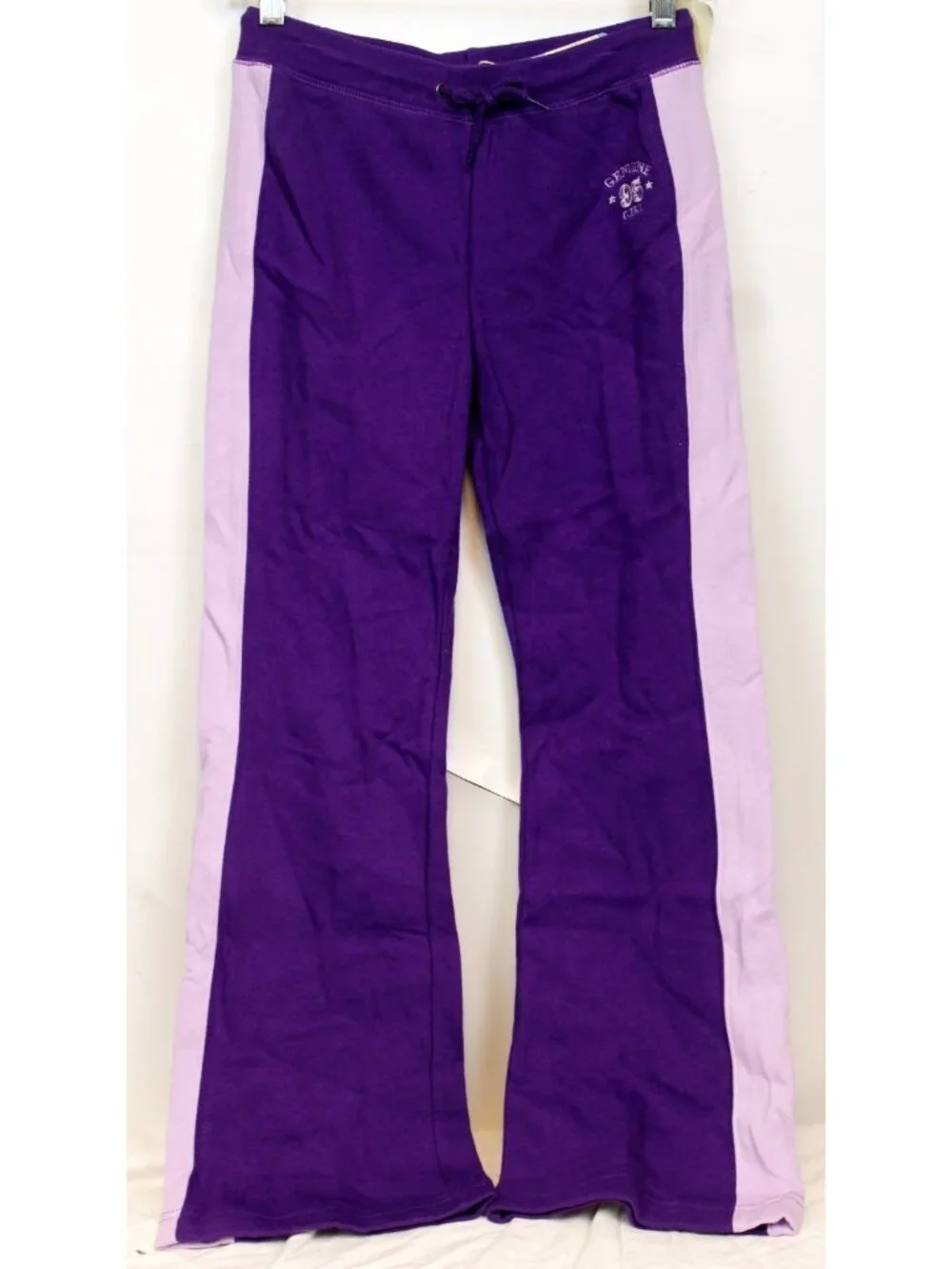Y2K Oshkosh 2pc Outfit sz M 8-10 Purple Track Suit Hoodie Sweatpants Sporty NEW